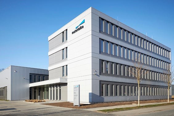 Exterior view of Materialise’s Metal Competence Center in Bremen, Germany