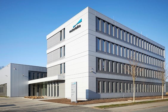 Exterior view of Materialise’s Metal Competence Center in Bremen, Germany 